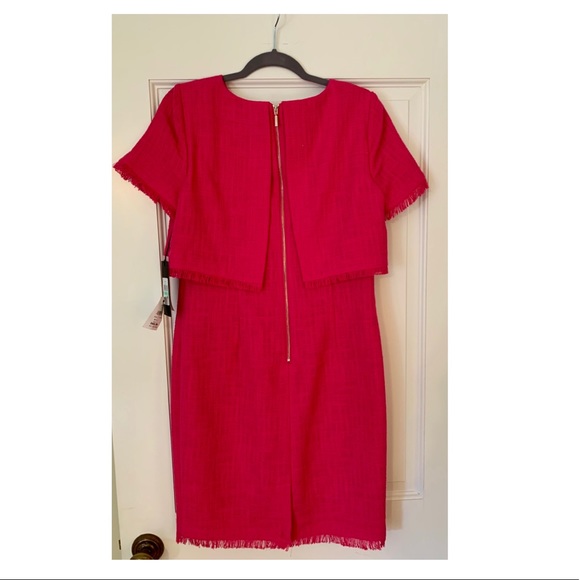 Bright pink formal dress. - Picture 2 of 3